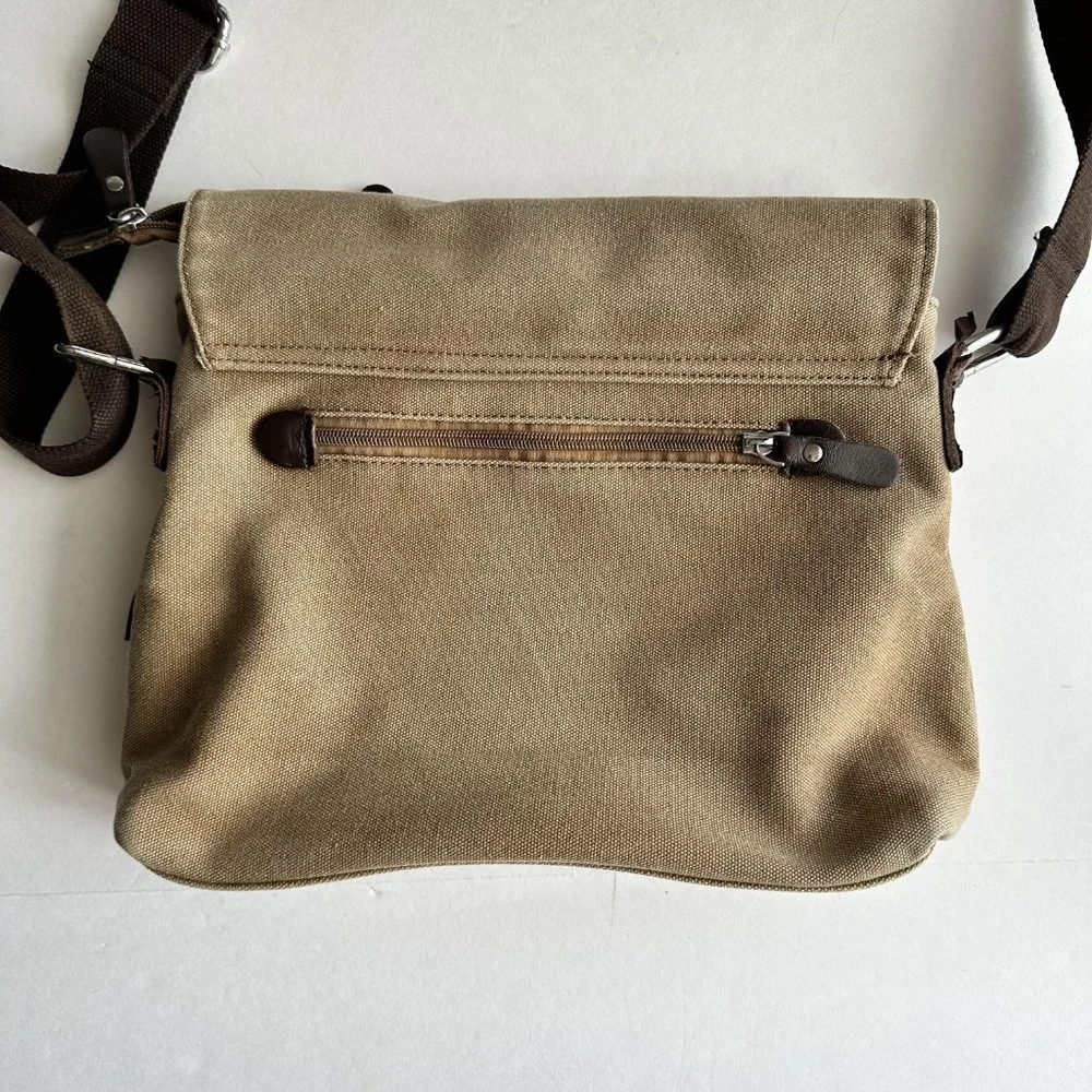 Outdoor Local Lion Canvas Bag Crossbody Messenger Shoulder Bag Adjustable Strap